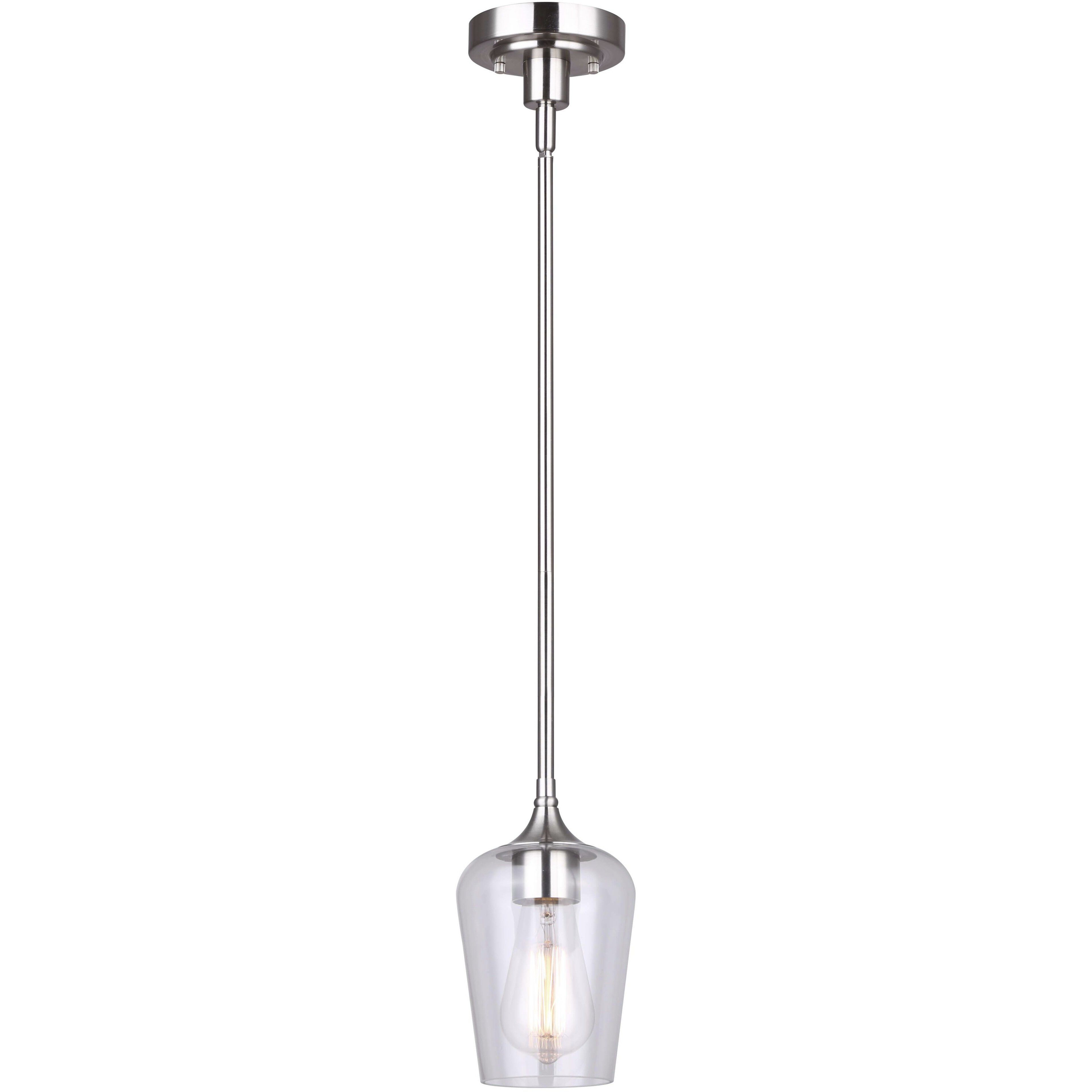 Conall 1 Light 5 inch Brushed Nickel Pendant Ceiling Light