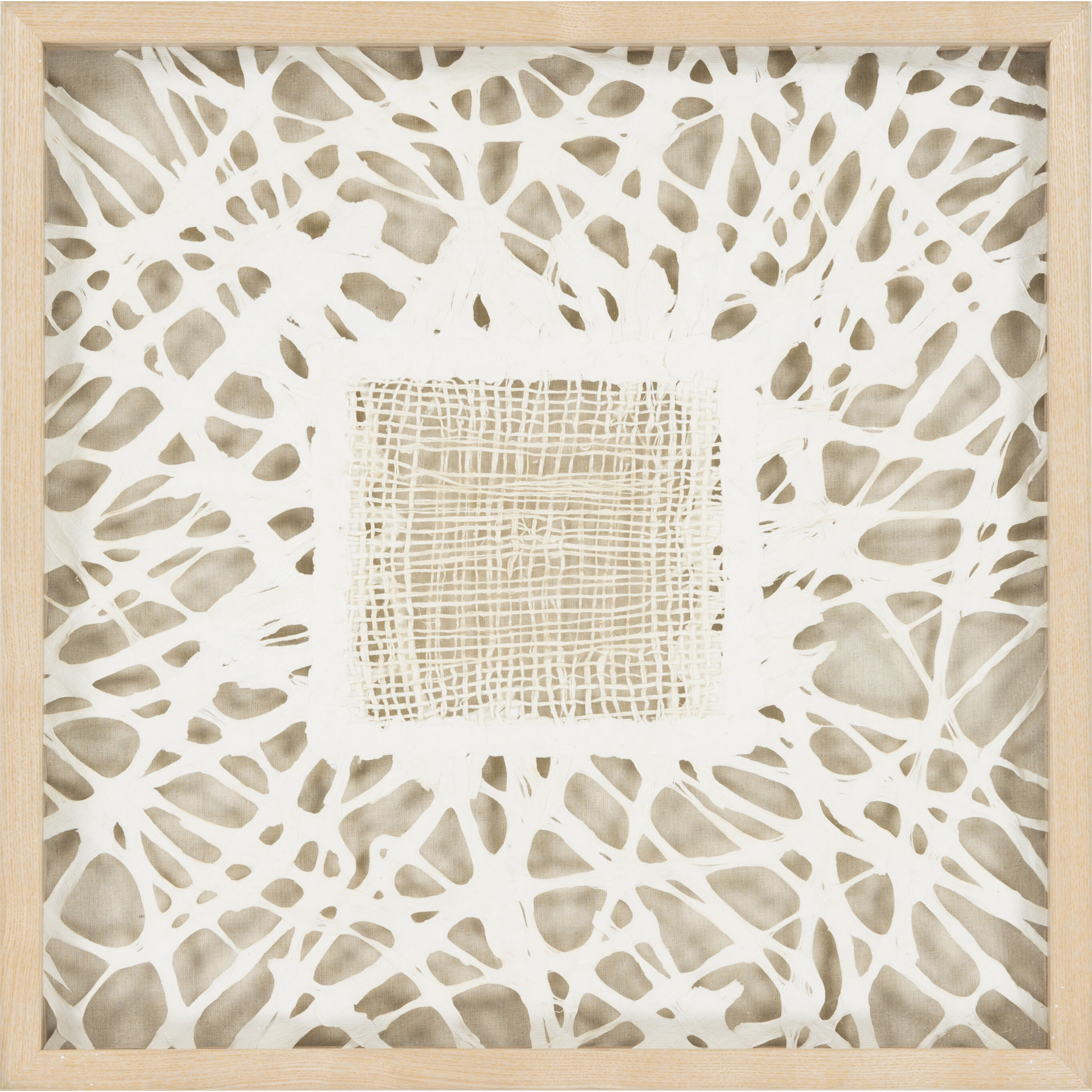 Sanctity Taupe Wall Art, Square
