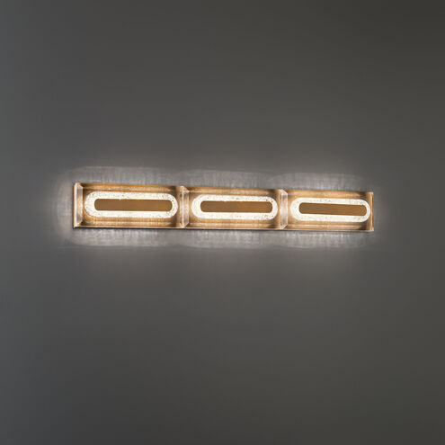 Soiree LED 28 inch Aged Brass Bath Vanity & Wall Light, Beyond