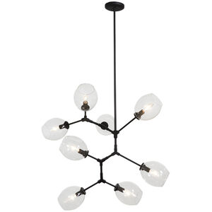 Nexpo 8 Light 24.63 inch Coal Chandelier Ceiling Light