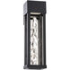 Beyond Polar LED 16 inch Black Outdoor Wall Light, Beyond