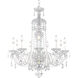 Sterling 9 Light 27 inch Silver Chandelier Ceiling Light in Polished Silver, Sterling Heritage