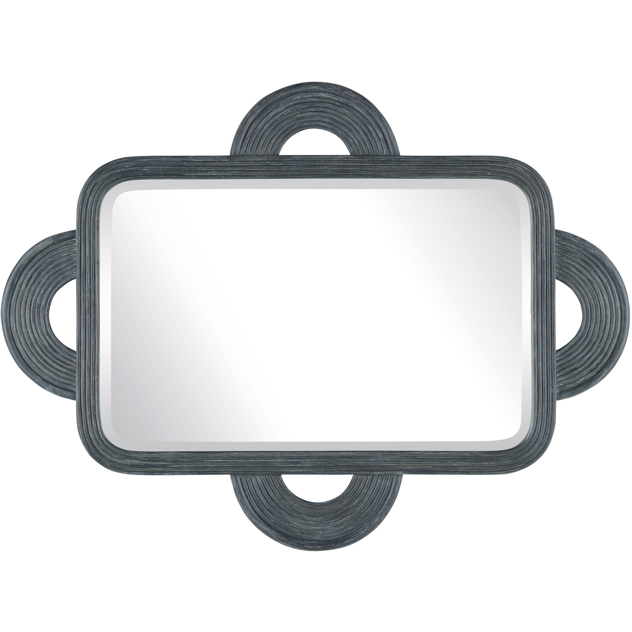 Santos 47.25 X 35.25 inch Vintage Navy and Mirror Mirror