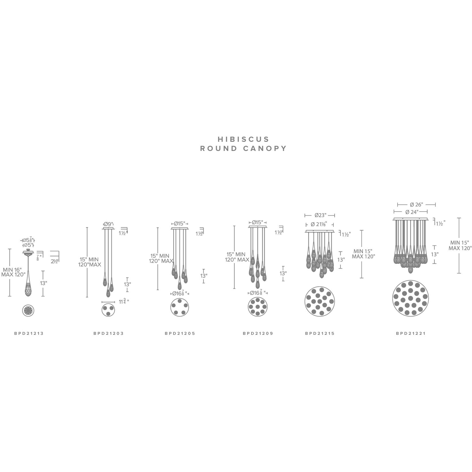 Beyond Hibiscus LED 23 inch Aged Brass Multi-Light Pendant Ceiling Light, Round Canopy