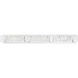 Guild LED 38 inch Chrome Bath Vanity & Wall Light in Polished Chrome, Beyond