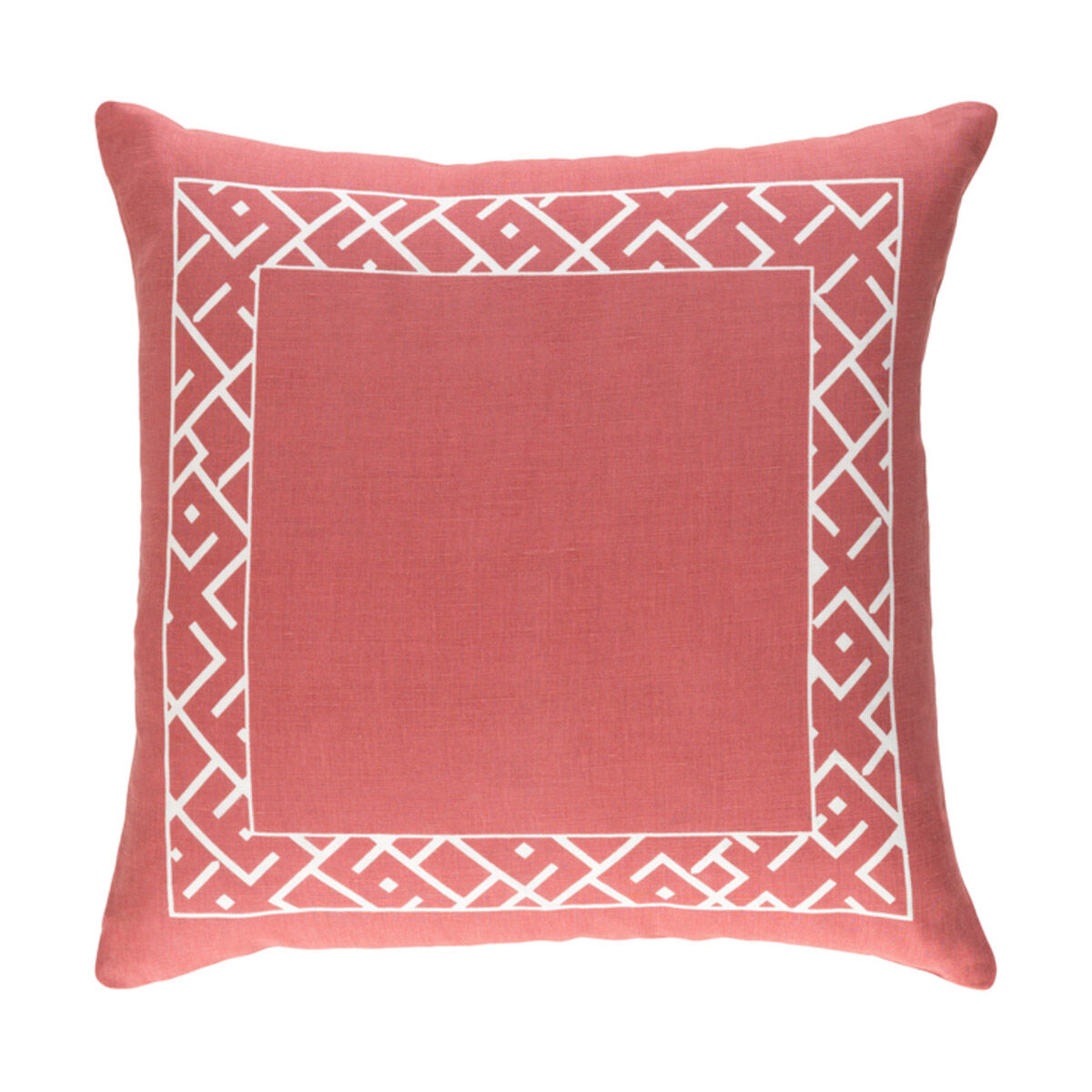Ethiopia 18 X 18 inch Rust Pillow Kit, Square