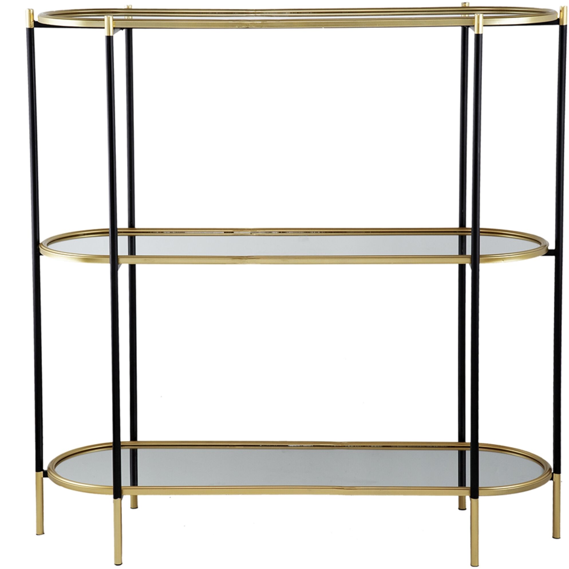 Bertram 48.8 X 16.5 inch Black/Gold Console