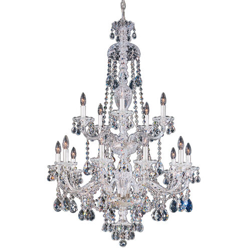 Sterling 15 Light 32 inch Polished Silver Chandelier Ceiling Light in Heritage