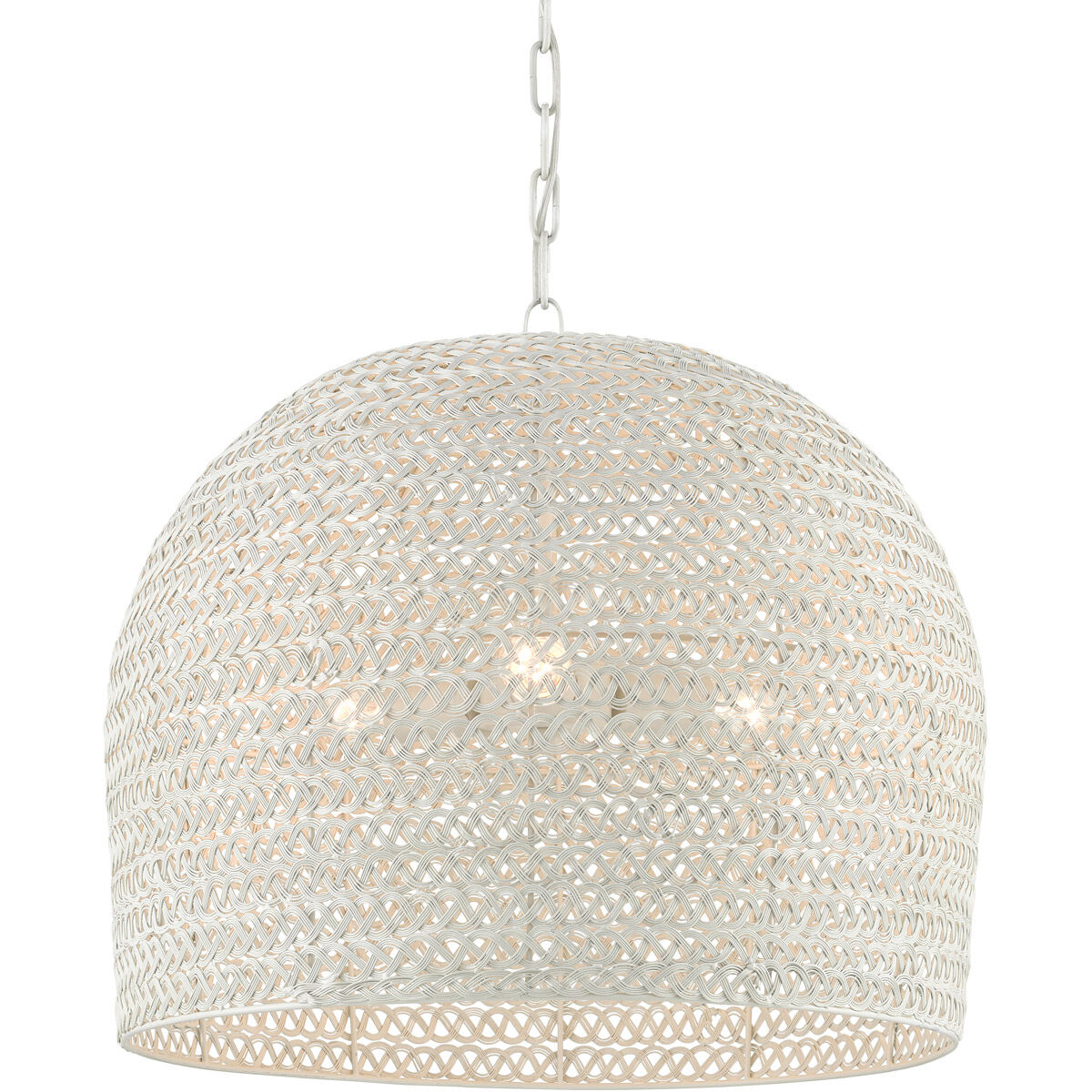 Piero 3 Light 22.25 inch White Chandelier Ceiling Light