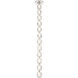 Forever Seduction LED 44.5 inch Polished Nickel Modular Pendant Ceiling Light, Remote Driver