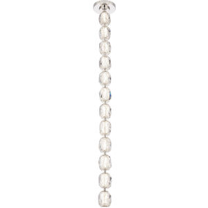 Forever Seduction LED 44.5 inch Polished Nickel Modular Pendant Ceiling Light, Remote Driver