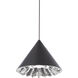 Beyond Primrose LED 8 inch Black Pendant Ceiling Light, Beyond