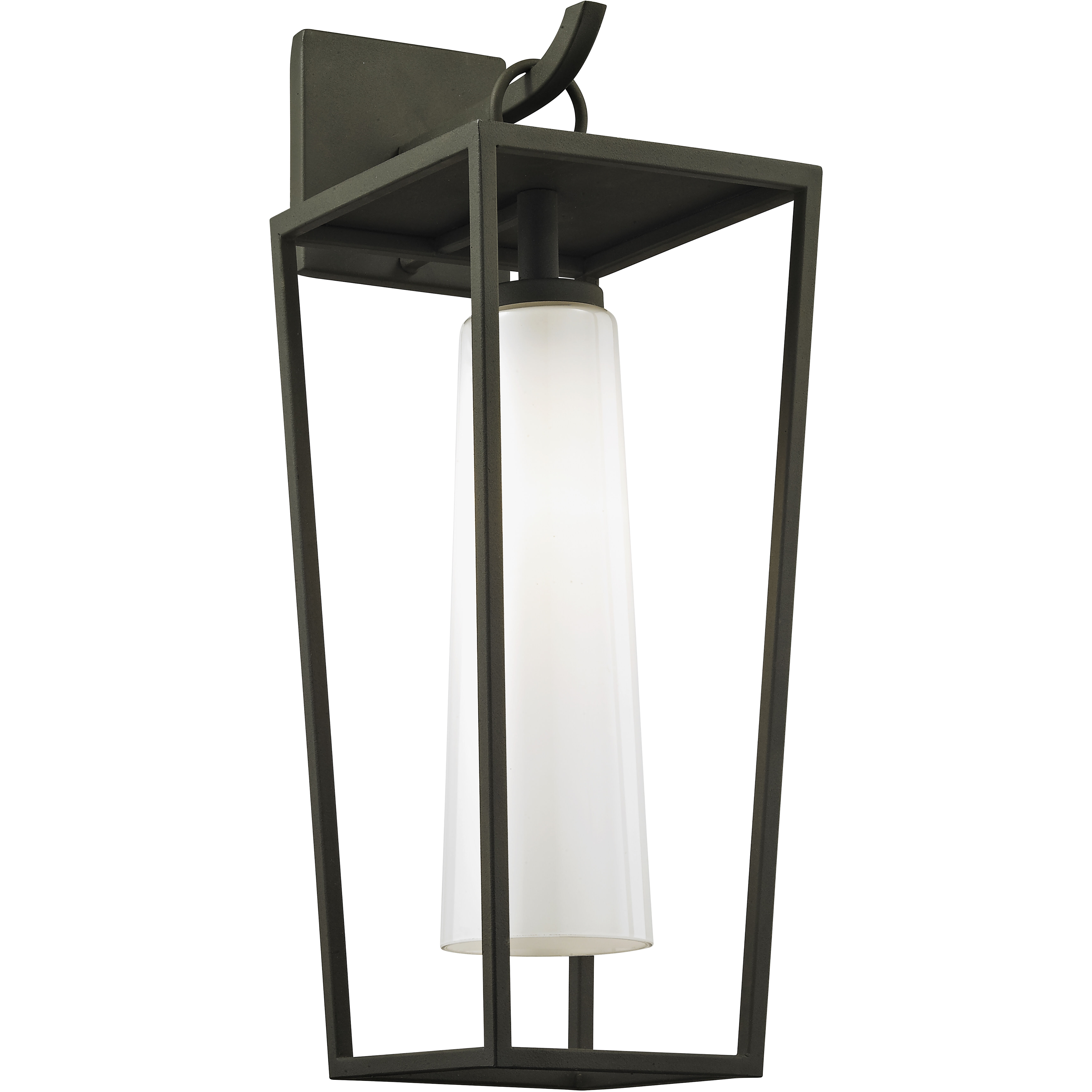 Mission Beach 1 Light 7.5 inch Textured Black Wall Sconce Wall Light