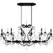 Renaissance 14 Light 56 inch Black Chandelier Ceiling Light in Heritage