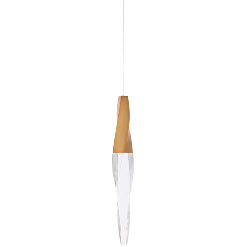 Kindjal LED 5.9 inch Aged Brass Mini Pendant Ceiling Light, Beyond