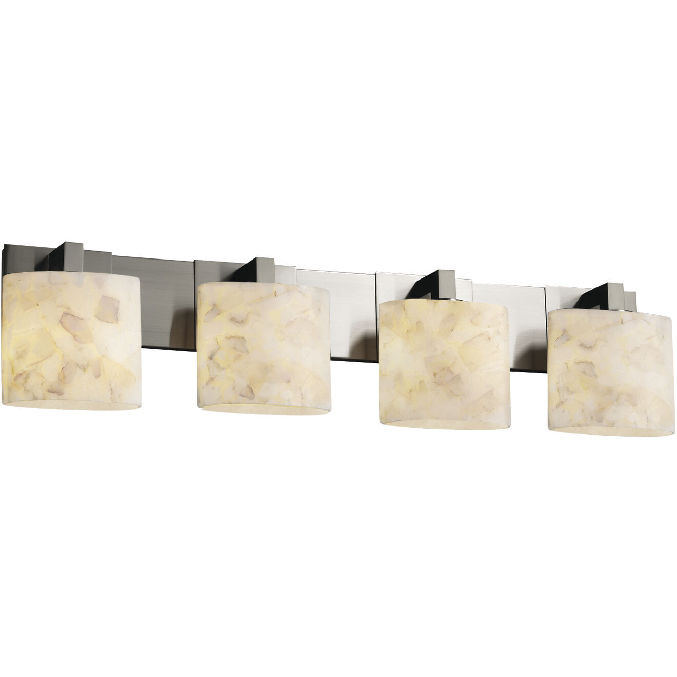 Alabaster Rocks 4 Light 35.25 inch Bathroom Vanity Light