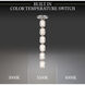 Forever Seduction LED 23 inch Polished Nickel Modular Pendant Ceiling Light, Remote Driver