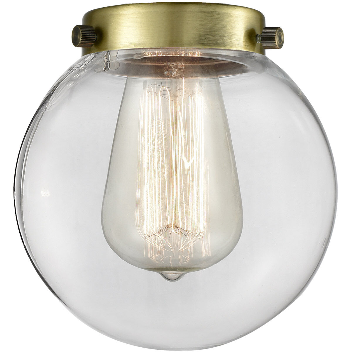 Ballston Beacon Clear Glass Only, Height: 6 X 5.75 / Diameter: 6