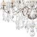 Century 9 Light 26 inch Antique Silver Chandelier Ceiling Light