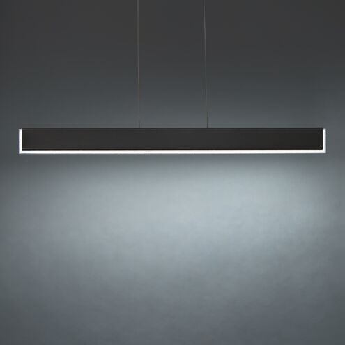 Mystique LED 42 inch Black Linear Pendant Ceiling Light, Beyond