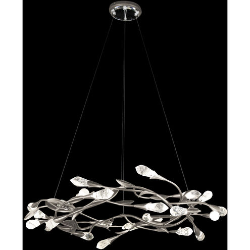 Secret Garden LED 35.4 inch Antique Silver Pendant Ceiling Light, Schonbek Signature