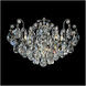 Renaissance 8 Light 26 inch Black Semi-Flush Mount Ceiling Light in Swarovski