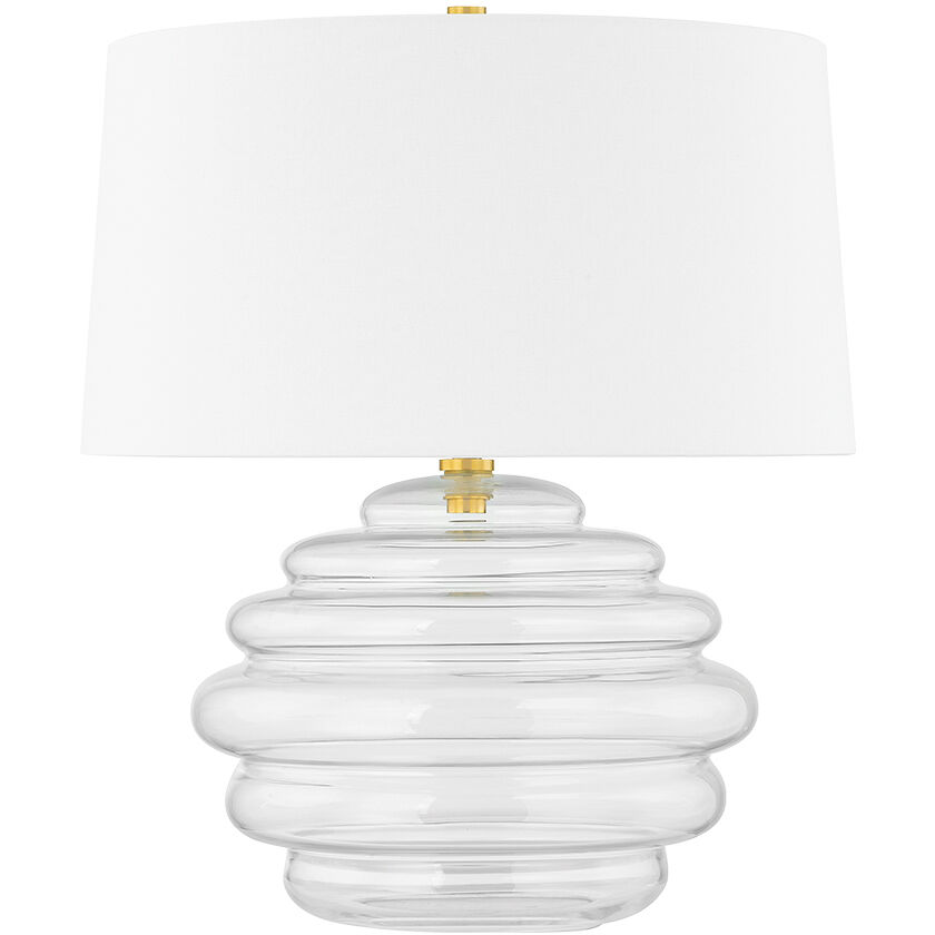 Oshawa 22.5 inch 15.00 watt Aged Brass Table Lamp Portable Light