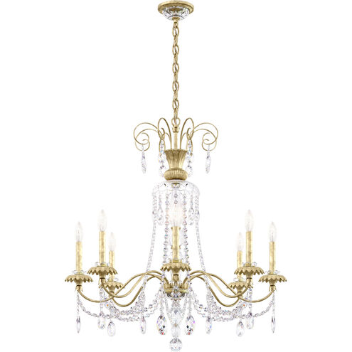 Helenia 8 Light 32 inch Heirloom Silver Chandelier Ceiling Light, Adjustable Height