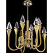 Beyond Plumeria LED 34.13 inch Aged Brass Pendant Ceiling Light