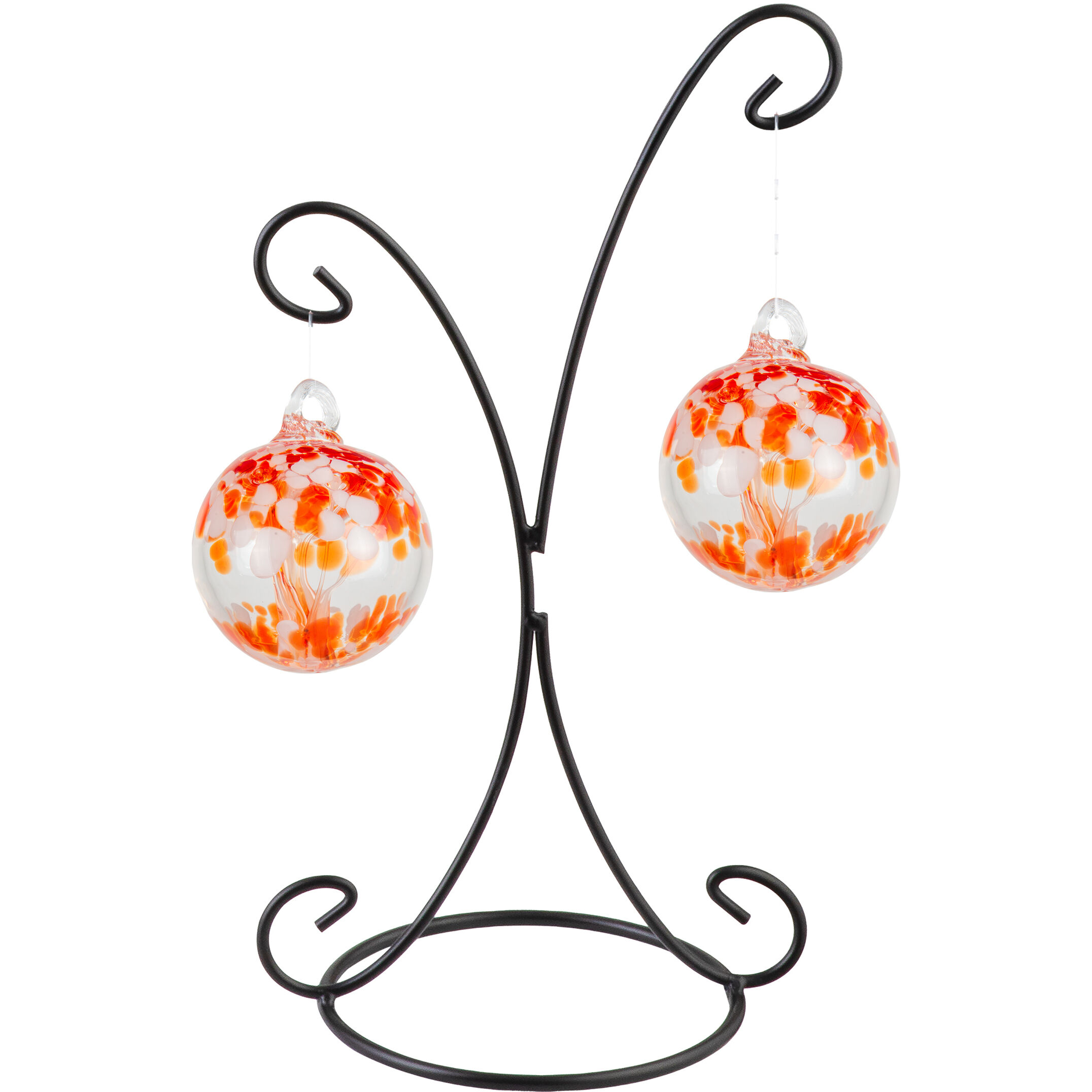 Tree Of Life Multi-color Art Glass Orb