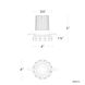 Beyond Xeo Integrated LED Polished Chrome Recessed Light, New Construction or Remodel