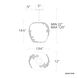 Forever Divine LED 12 inch Polished Chrome Pendant Ceiling Light