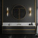 Beyond Organza LED 28 inch Aged Brass Bath Vanity & Wall Light