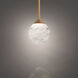 Beyond Quest LED 7.13 inch Aged Brass Pendant Ceiling Light, Beyond