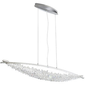 Amaca LED 52 inch Stainless Steel Linear Pendant Ceiling Light in Radiance