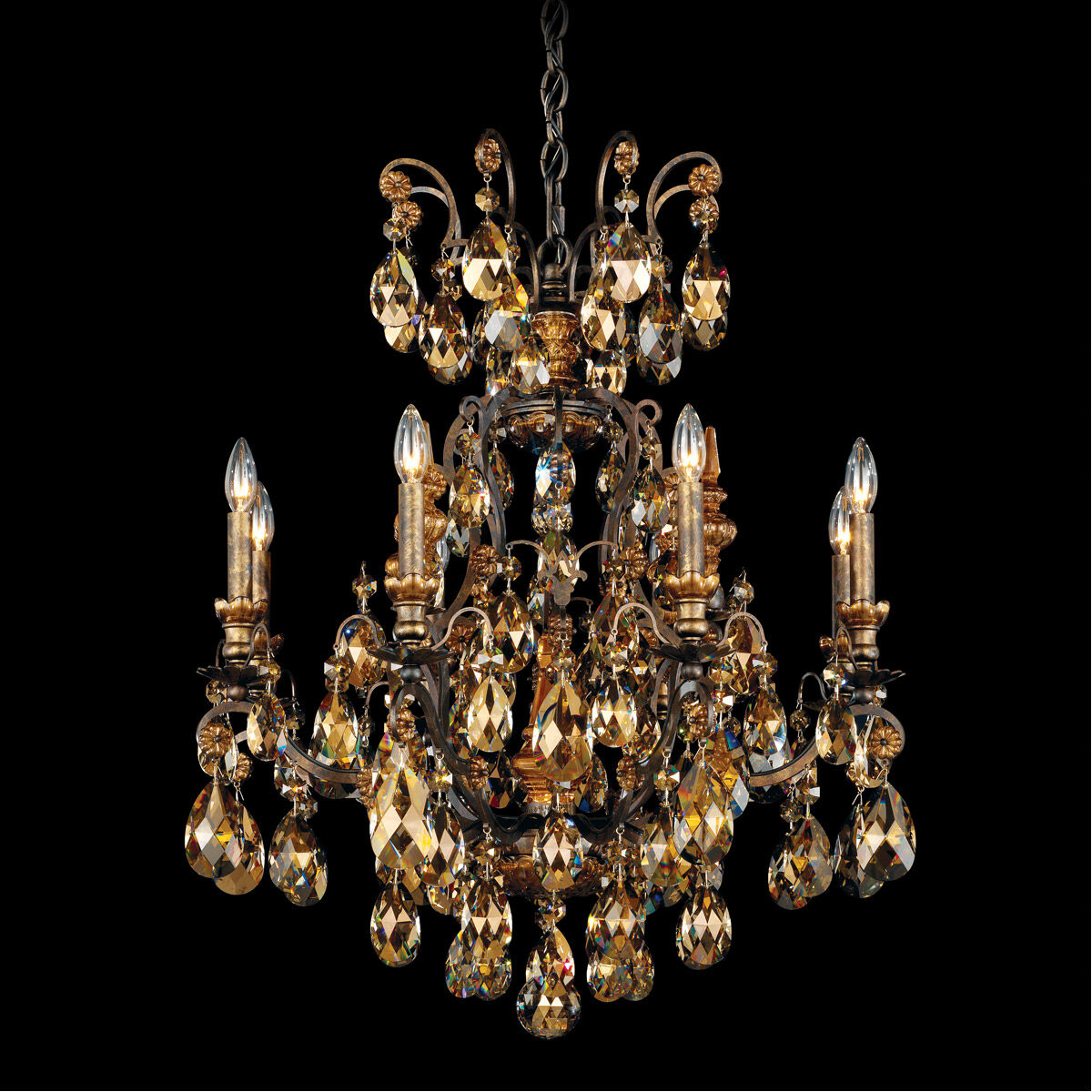 Renaissance 9 Light 26.5 inch Heirloom Bronze Chandelier Ceiling Light in Heritage