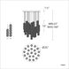 Signature Verve LED 26 inch Stainless Steel Multi-Light Pendant Ceiling Light