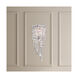 Chantant 2 Light 6 inch Polished Stainless Steel Wall Sconce Wall Light in Optic, Strand