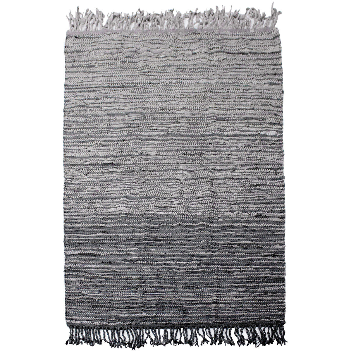 Kirvin 108 X 72 inch Taupe and Rustic Charcoal Rug, 6ft x 9ft