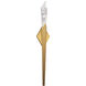 Beyond Solitude LED 5.4 inch Aged Brass Wall Sconce Wall Light, Beyond