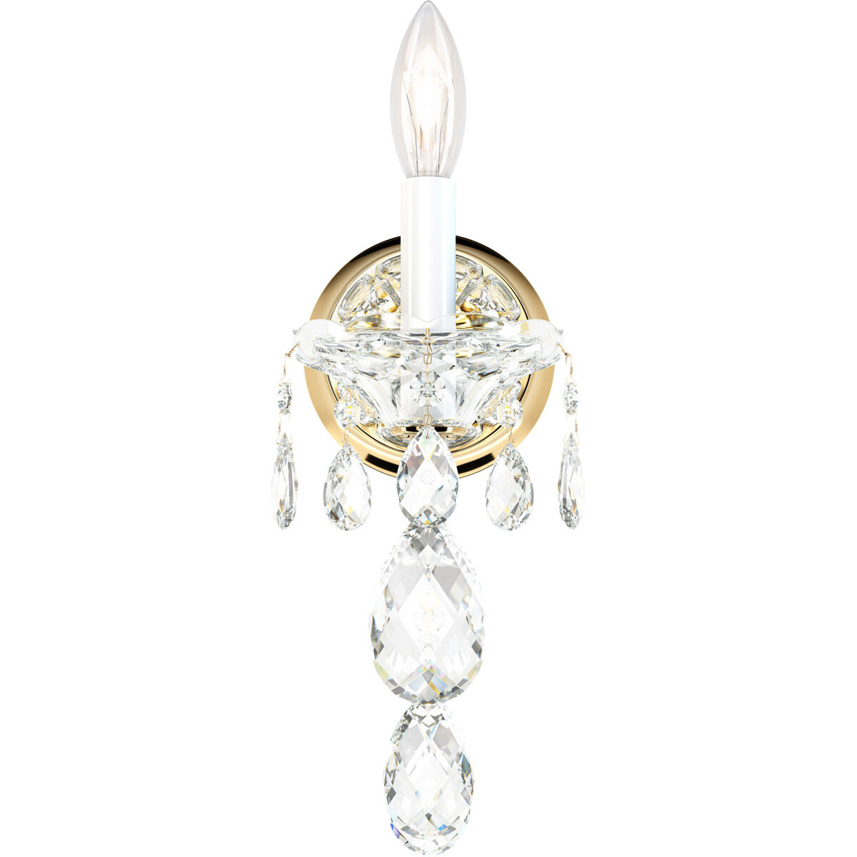 Sterling 1 Light 8 inch Silver Wall Sconce Wall Light in Spectra