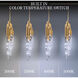 Beyond Organza LED 3.5 inch Aged Brass Pendant Ceiling Light