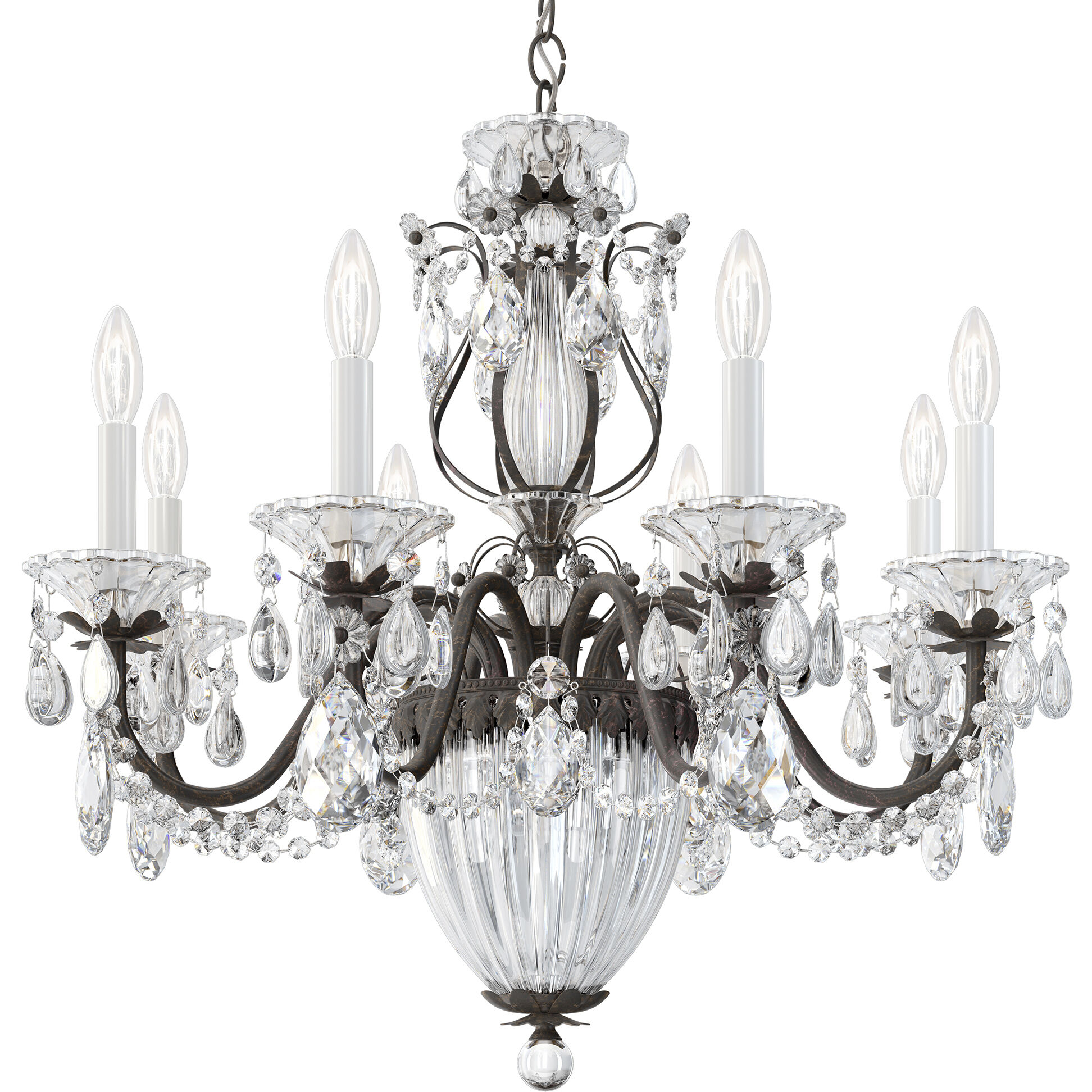 Bagatelle 11 Light 26.5 inch Heirloom Bronze Chandelier Ceiling Light in Heritage