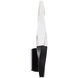 Kindjal LED 4 inch Black ADA Wall Sconce Wall Light, Beyond