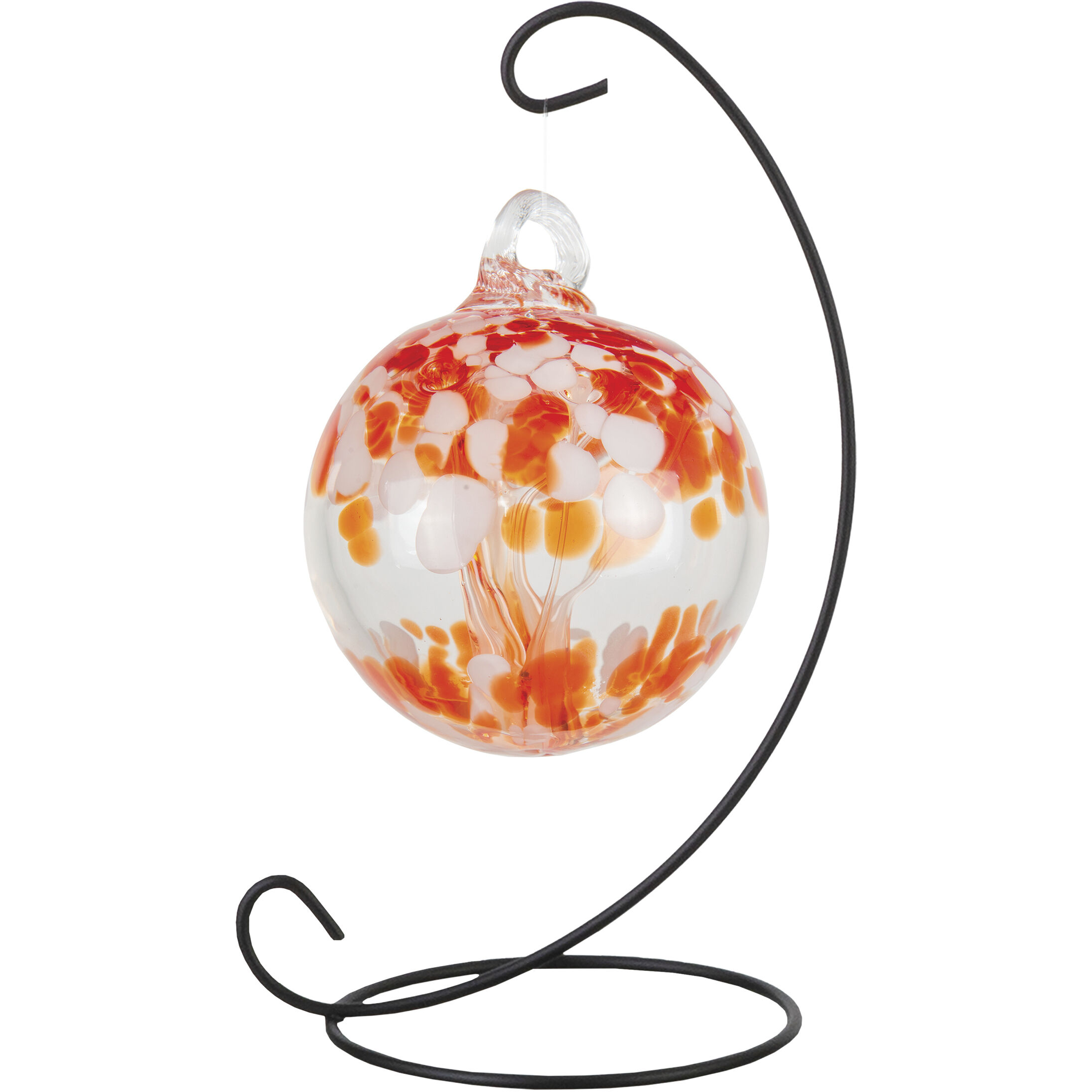 Tree Of Life Multi-color Art Glass Orb