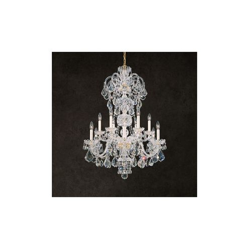 Olde World 12 Light 30 inch Silver Chandelier Ceiling Light in Polished Silver, Olde World Spectra