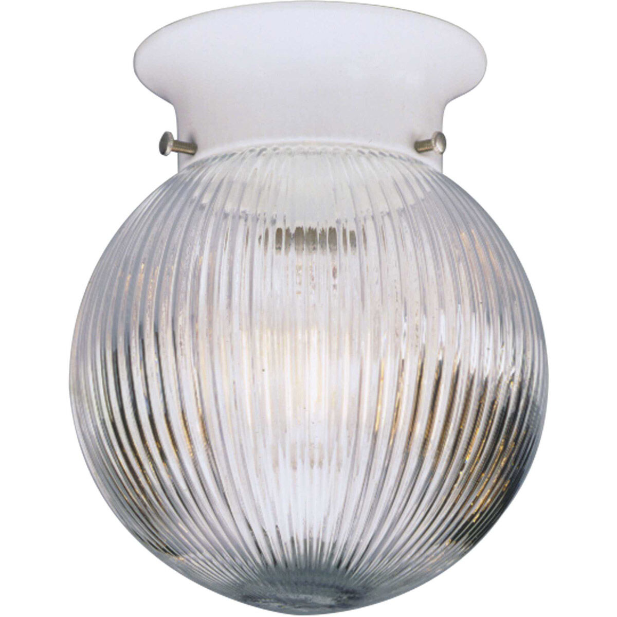 Glass Globes 1 Light 6.38 inch Flush Mount