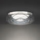 Beyond Carat LED 13 inch Polished Nickel Flush Mount Ceiling Light, Beyond