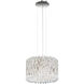 Sarella 8 Light 16 inch Polished Stainless Steel Pendant Ceiling Light in Swarovski