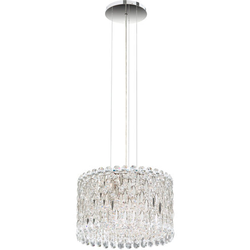 Sarella 8 Light 16 inch Polished Stainless Steel Pendant Ceiling Light in Swarovski